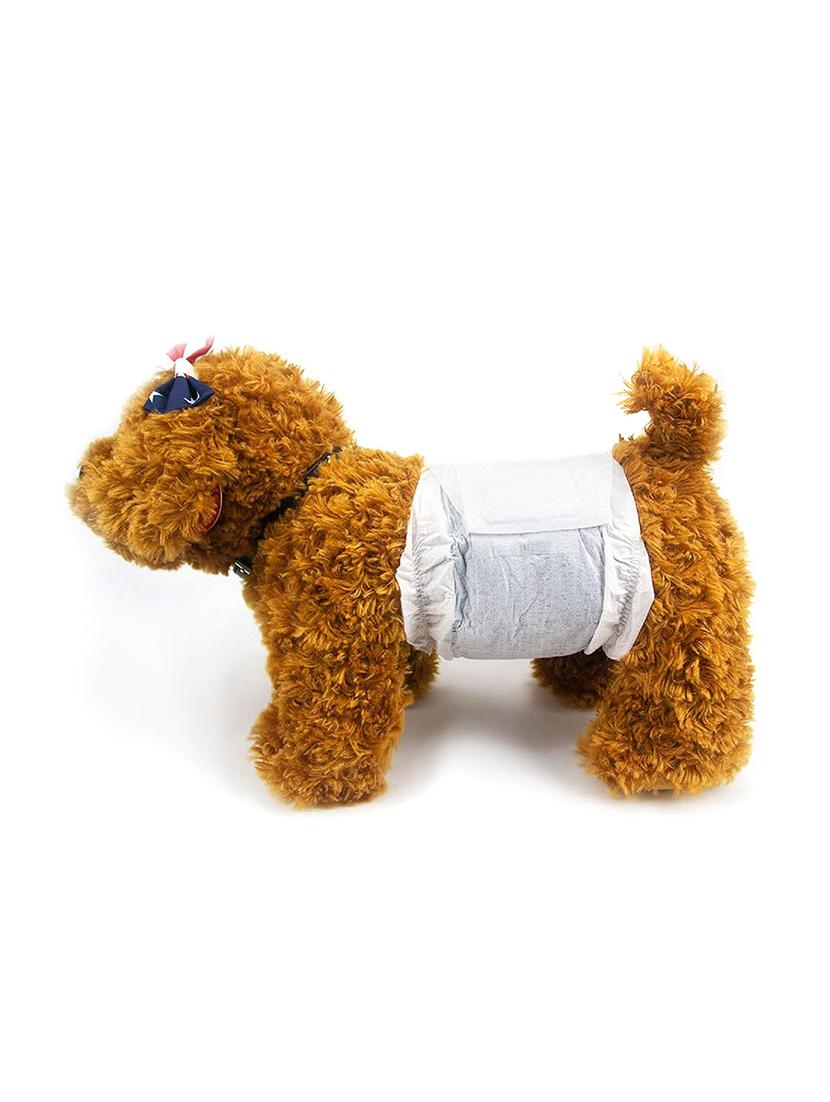 white polypropylene disposable pet diaper - 18748080 -  Standard Image - 1