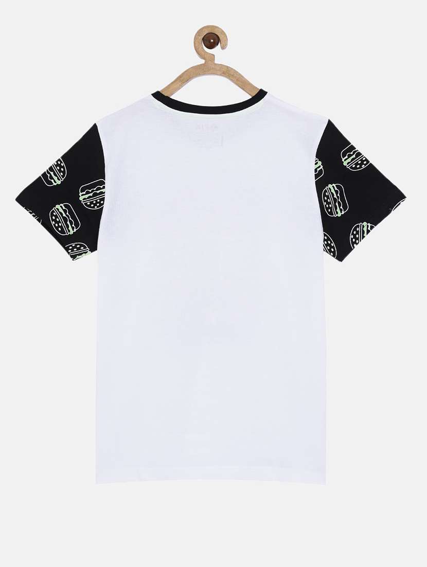 white color block shorts set - 18750937 - Standard Image - 1