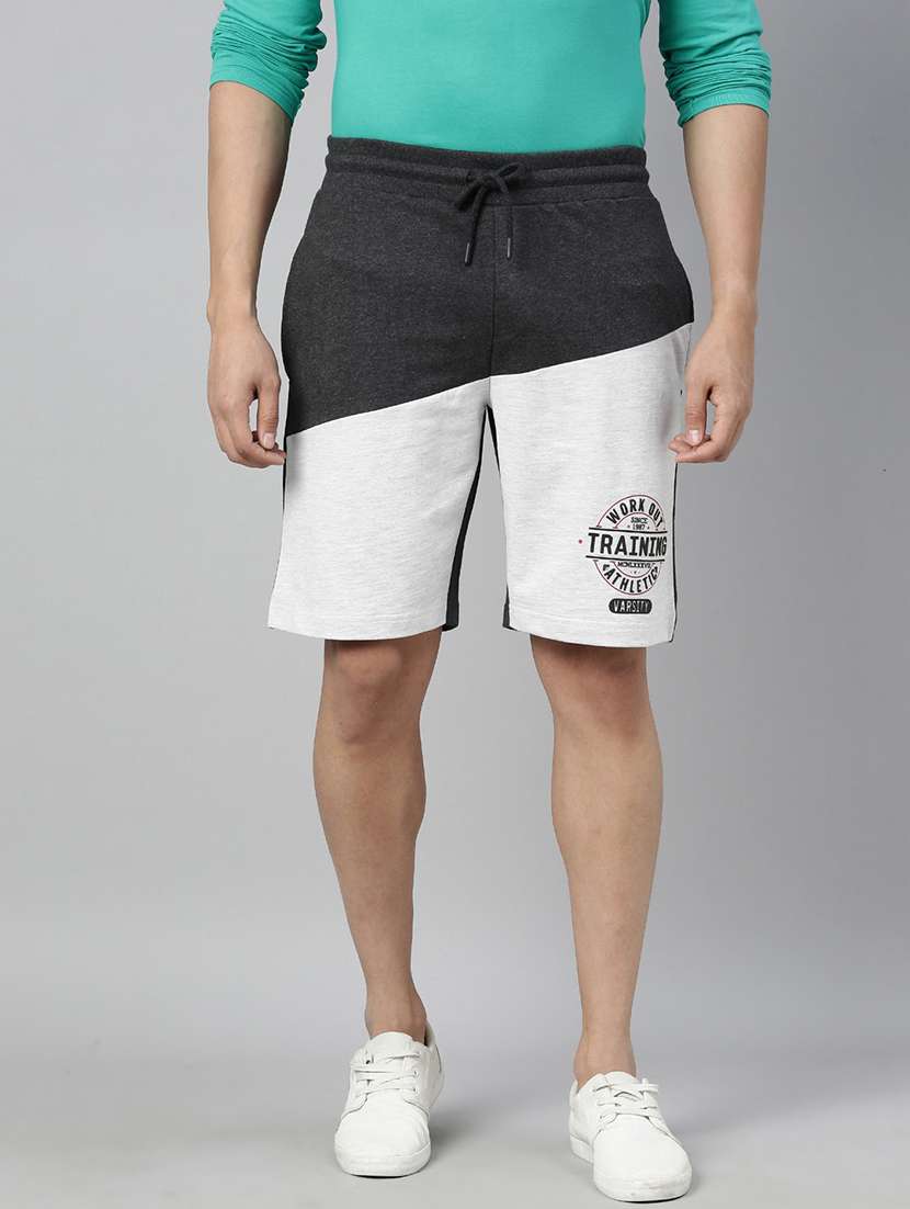 mens multi colored short