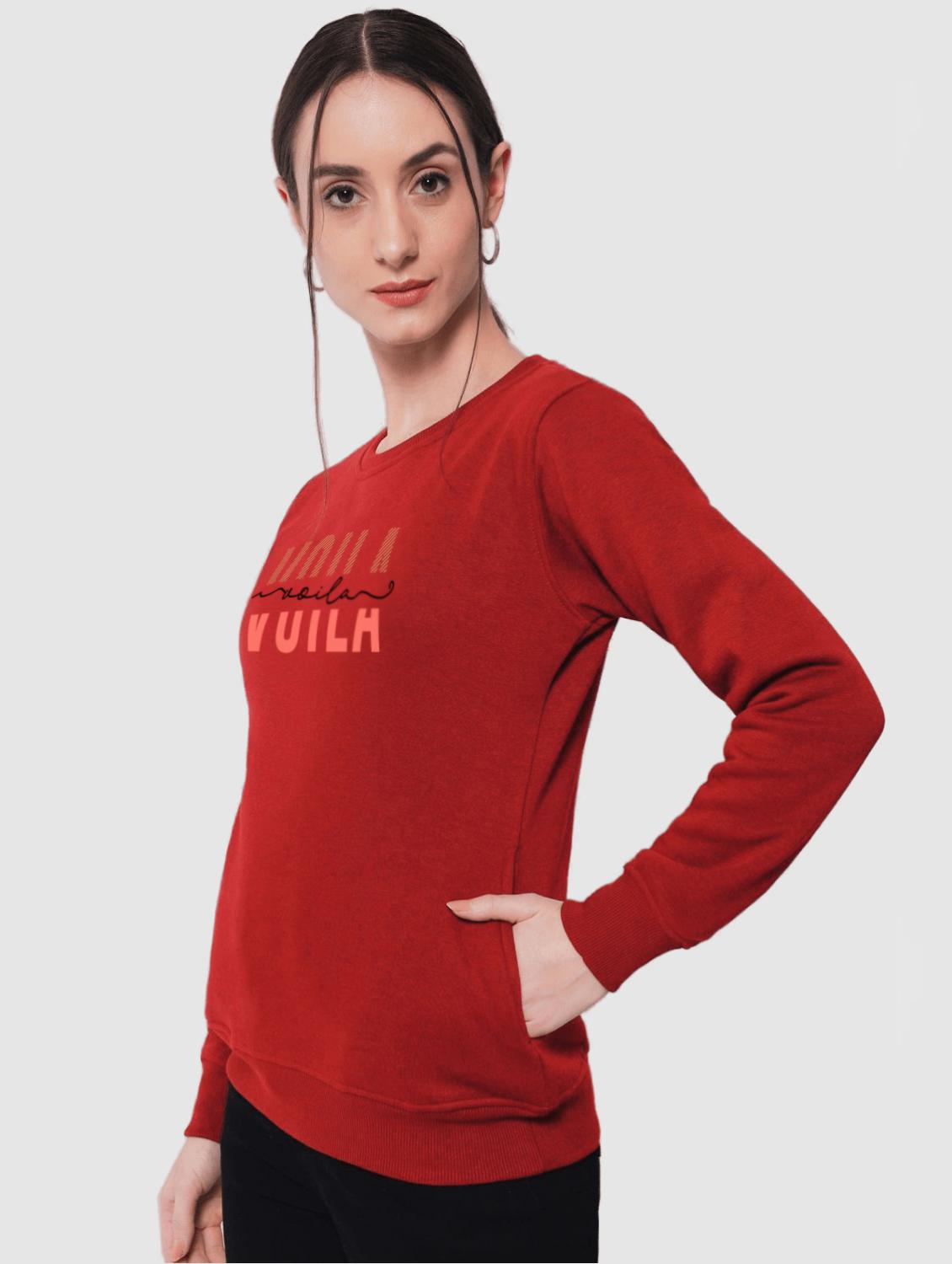 chest printed regular sweatshirt - 18751042 -  Standard Image - 1