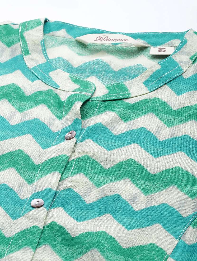 women's a line mandarin neck top - 18754201 - Standard Image - 4