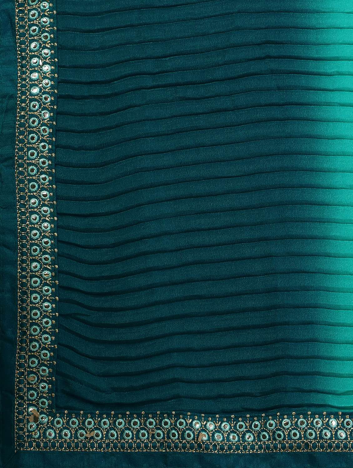 women's ombre blue colored saree - 18754249 - Standard Image - 4