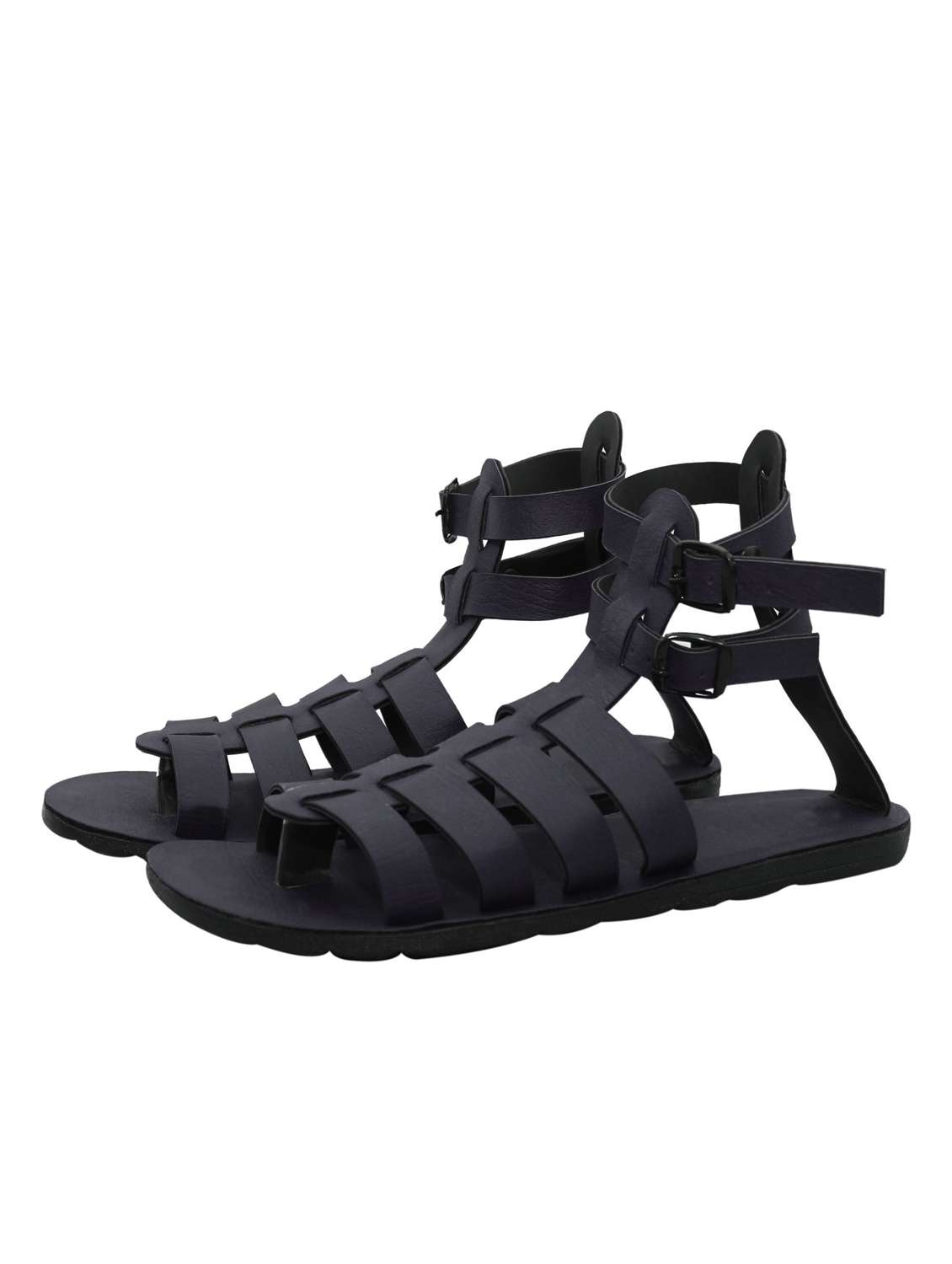 black ankle strap sandal - 18754279 - Standard Image - 1