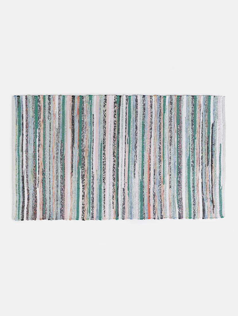 home mix colored rectangle shape cotton rug - 18757372 -  Standard Image - 1