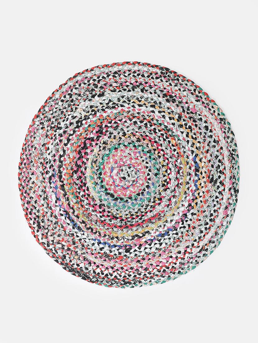 spectral mega color round shape cotton rug - 18757381 -  Standard Image - 1