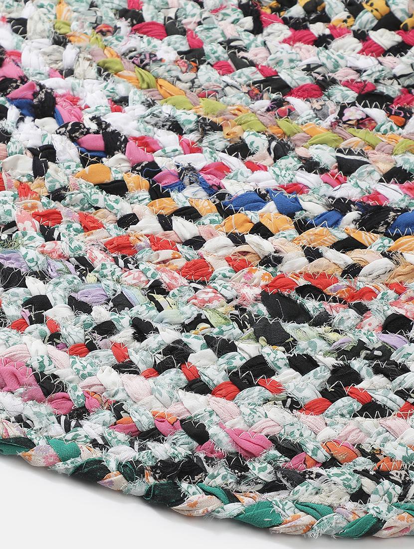 spectral mega color round shape cotton rug - 18757381 - Standard Image - 4