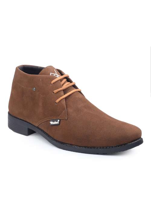 mens brown lace up casual shoe - 18757572 - Standard Image - 0