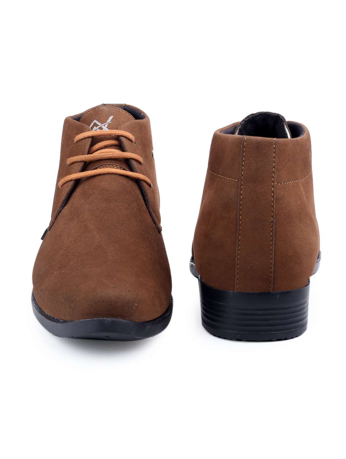 mens brown lace up casual shoe - 18757572 - Standard Image - 4