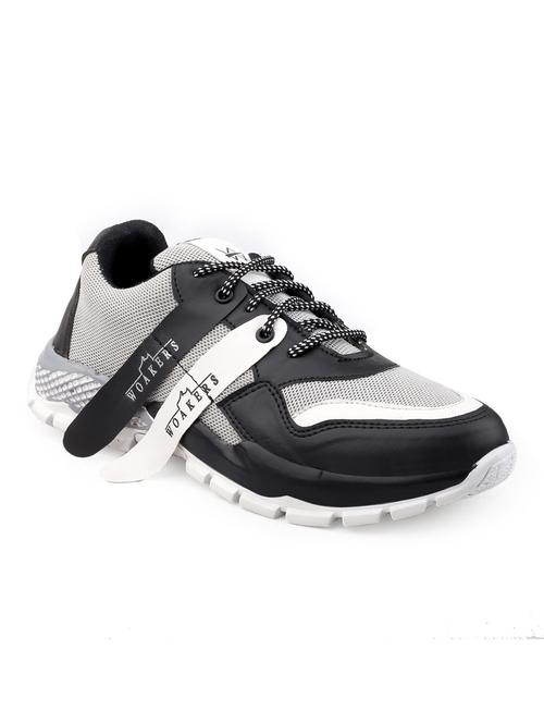 multi colored pvc lace up shoes - 18757695 -  Standard Image - 0