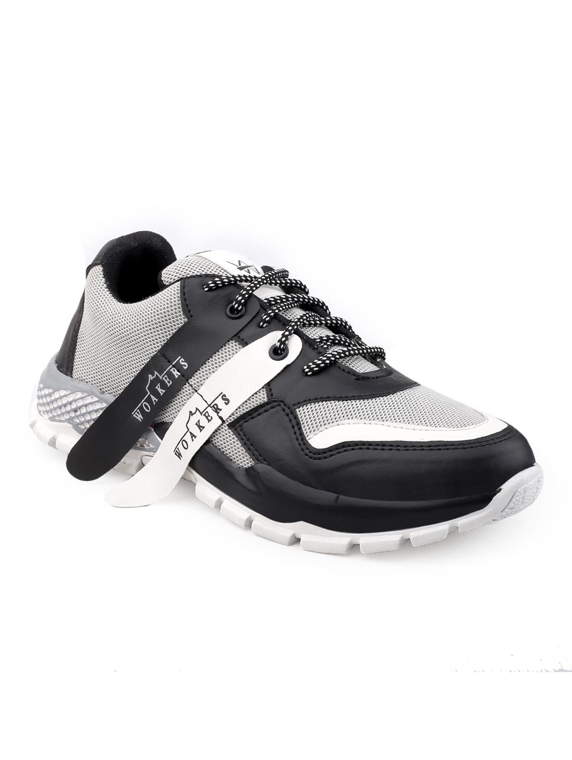 multi colored pvc lace up shoes - 18757695 -  Zoom Image - 0