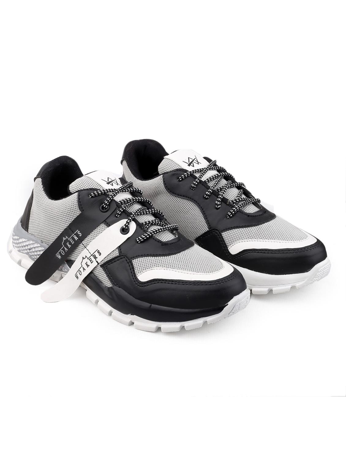 multi colored pvc lace up shoes - 18757695 -  Standard Image - 1
