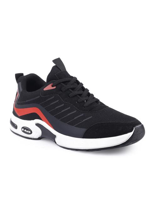 black pvc lace up sneakers - 18757696 - Standard Image - 0