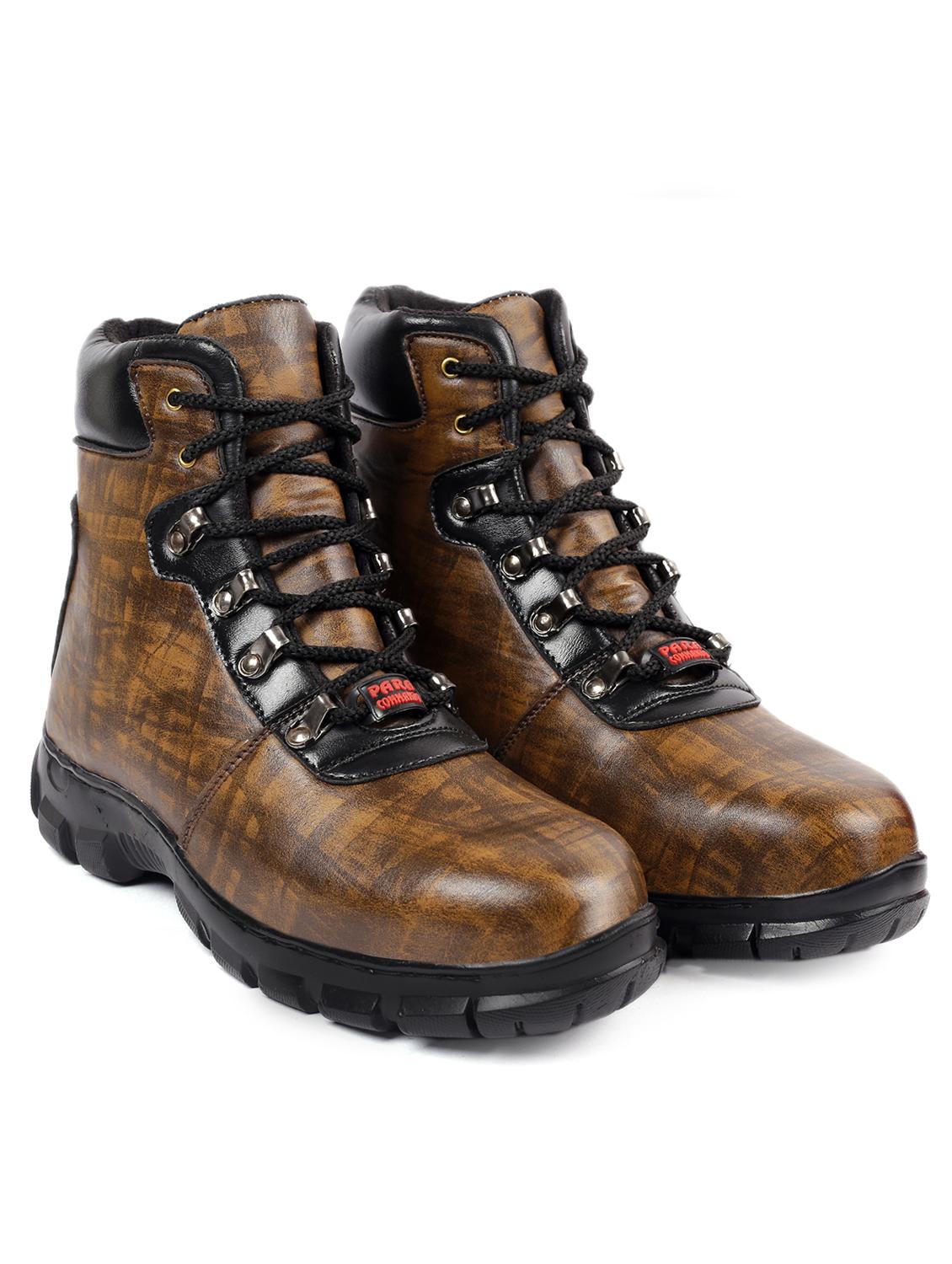 brown pvc lace up shoes - 18757705 -  Standard Image - 1