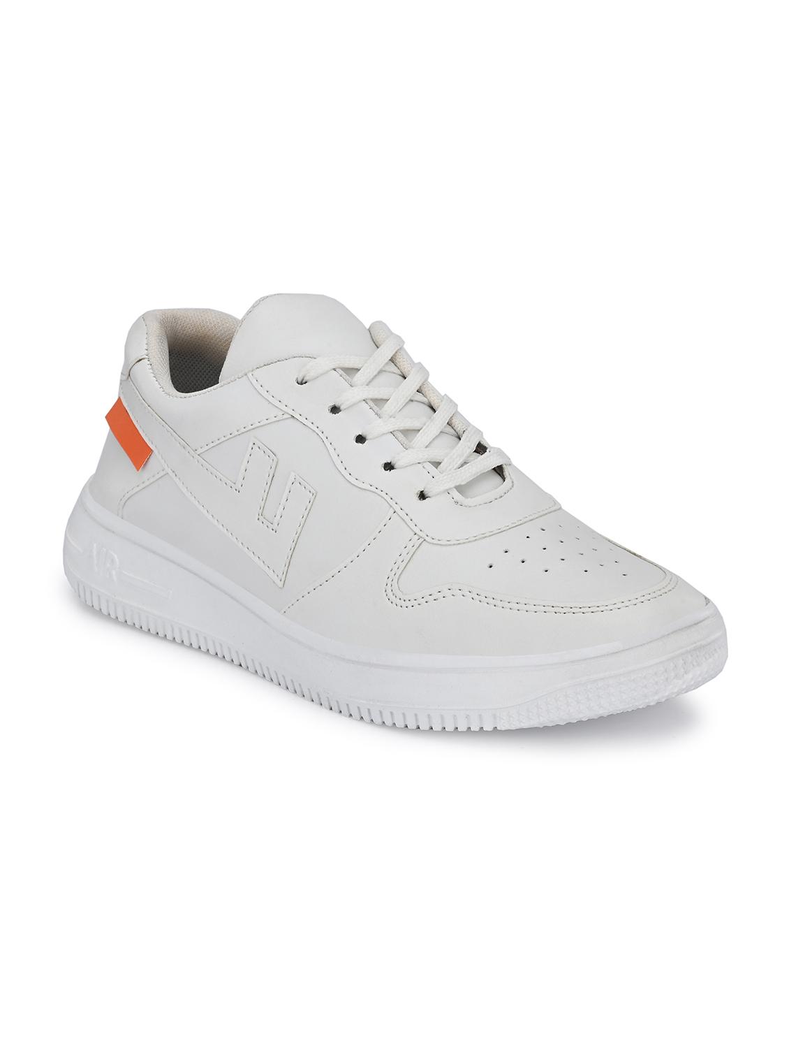 white pvc lace up sneakers - 18757718 - Zoom Image - 0