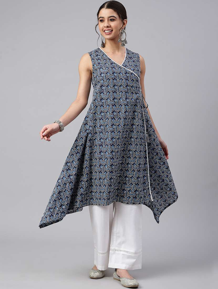 women's angrakha kurta