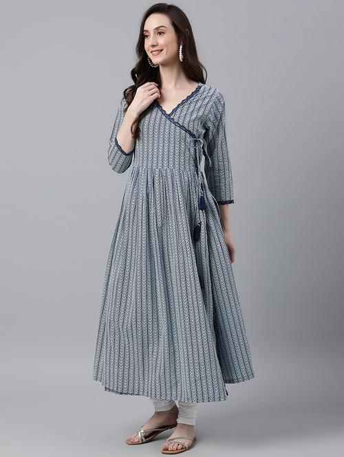 women's angrakha kurta - 18757985 -  Standard Image - 0