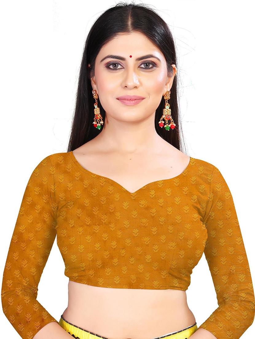jacquard work banarasi saree with blouse - 18758166 -  Standard Image - 1