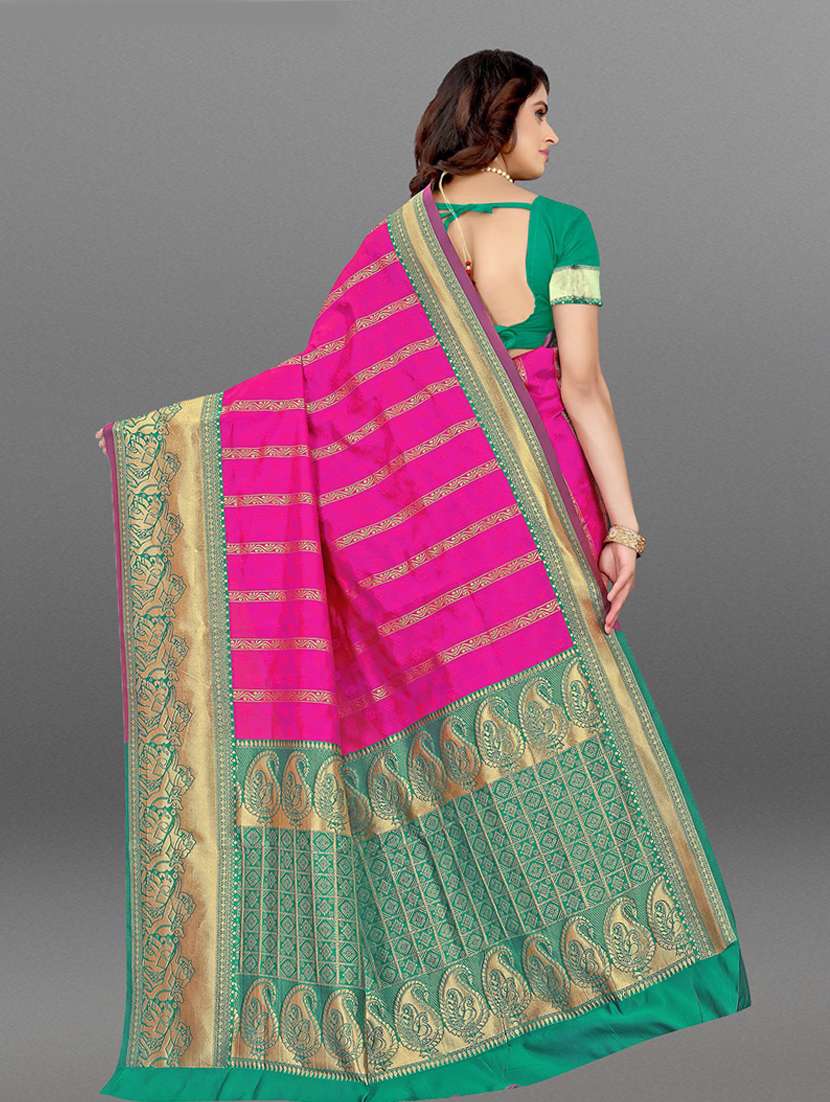 women's self design multi colored saree - 18758518 -  Standard Image - 1