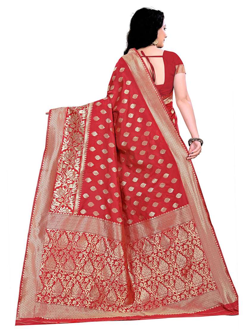 women's banarasi saree with blouse - 18758538 -  Standard Image - 1