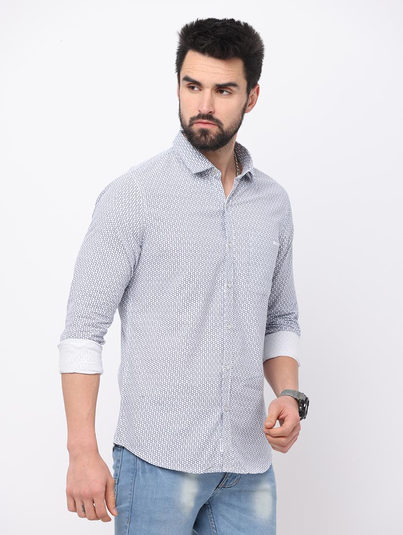 long sleeved printed casual shirt - 18758751 -  Standard Image - 1