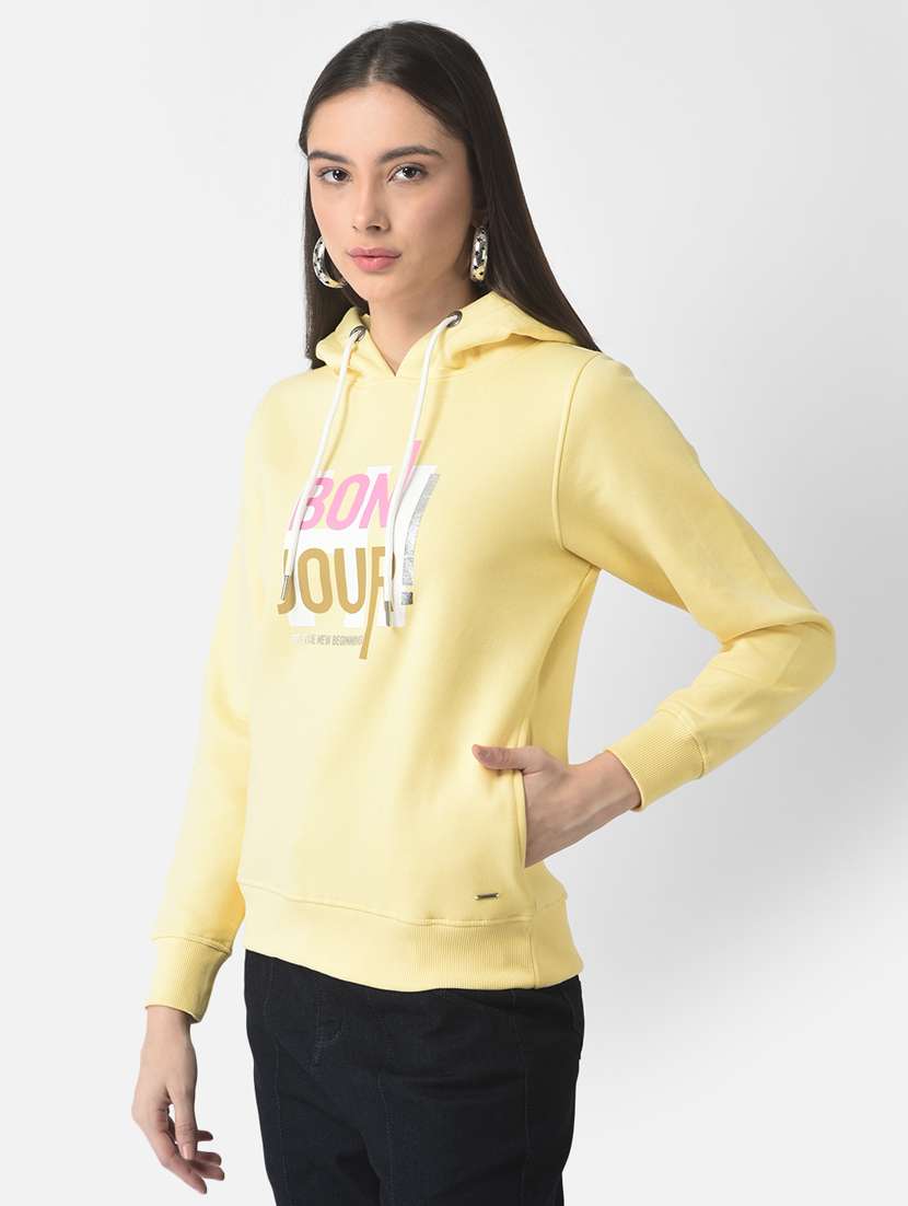 women's chest print sweatshirt - 18765059 -  Standard Image - 1