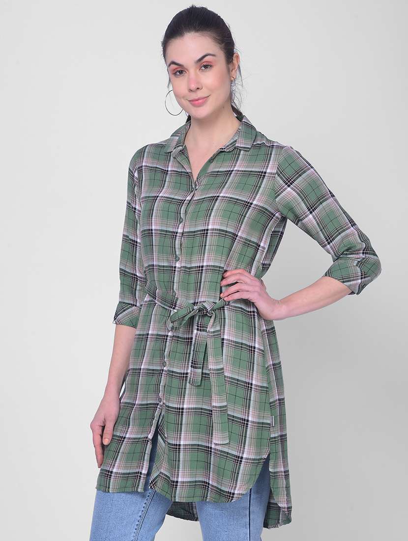 women's shirt color block dress