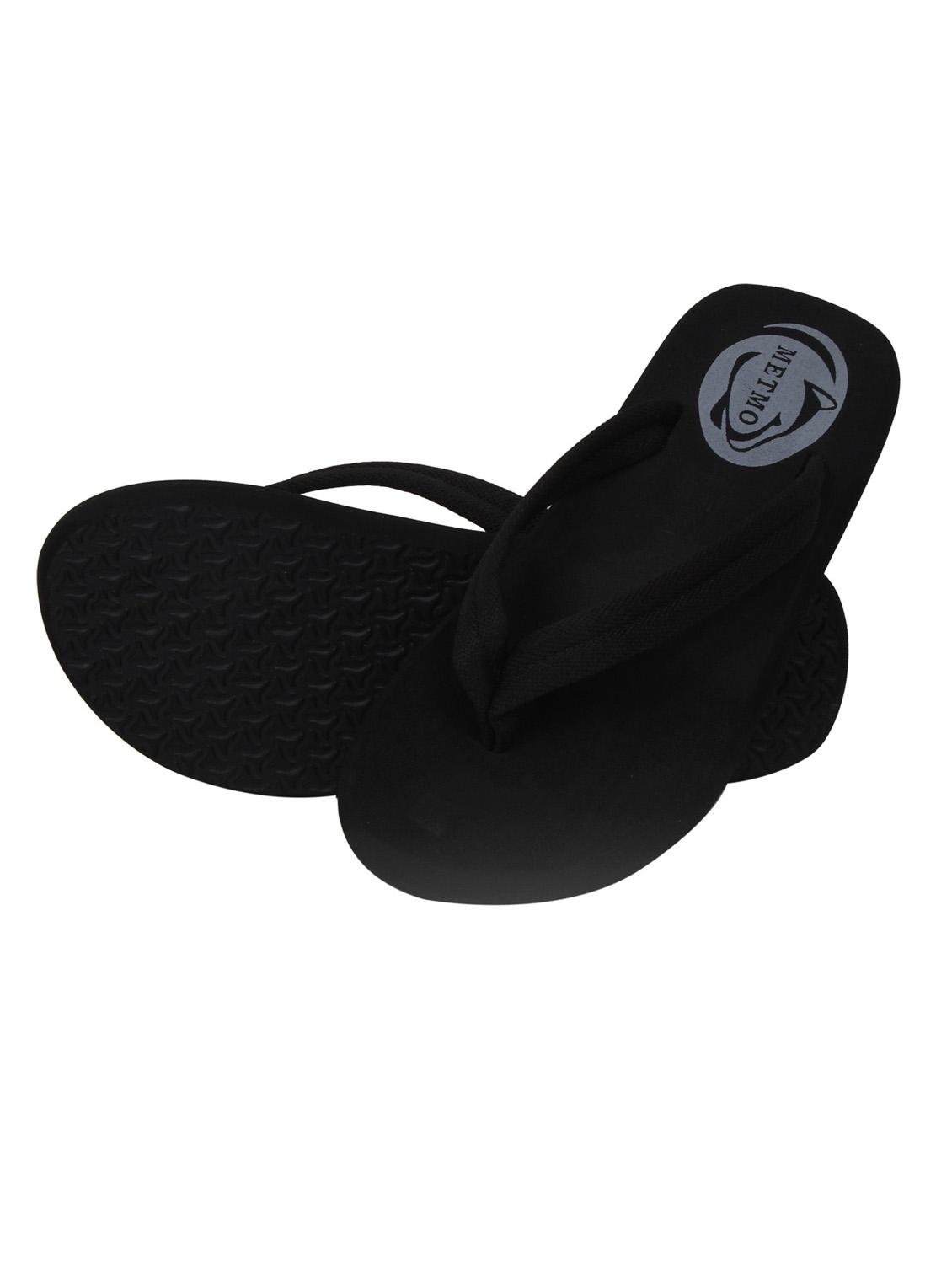 black slip on flip flop - 18765621 - Standard Image - 1