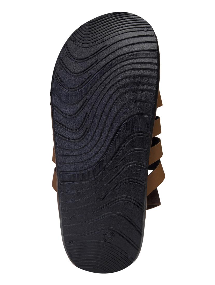 brown slip on sandal - 18765654 - Standard Image - 4