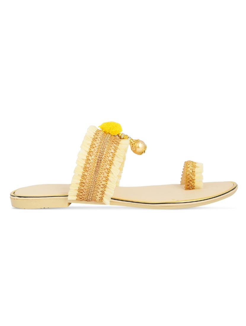 multi colored slip on sandal - 18765802 - Standard Image - 1