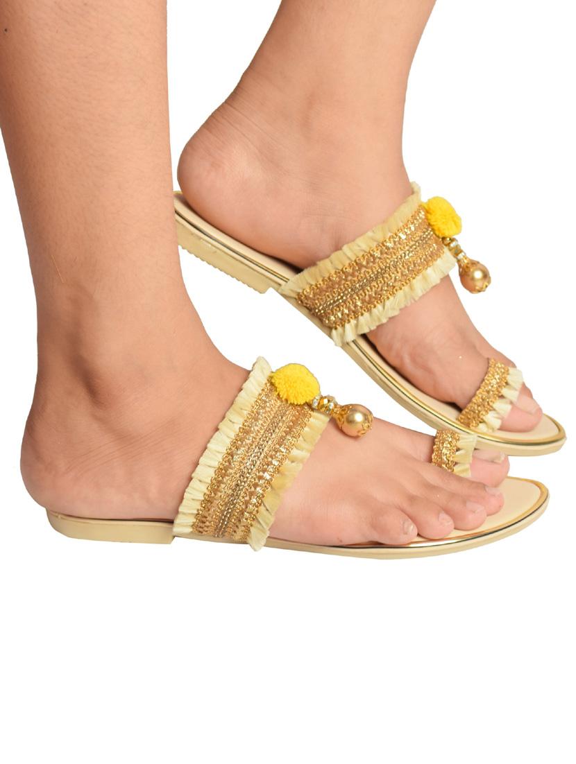 multi colored slip on sandal - 18765802 - Standard Image - 4