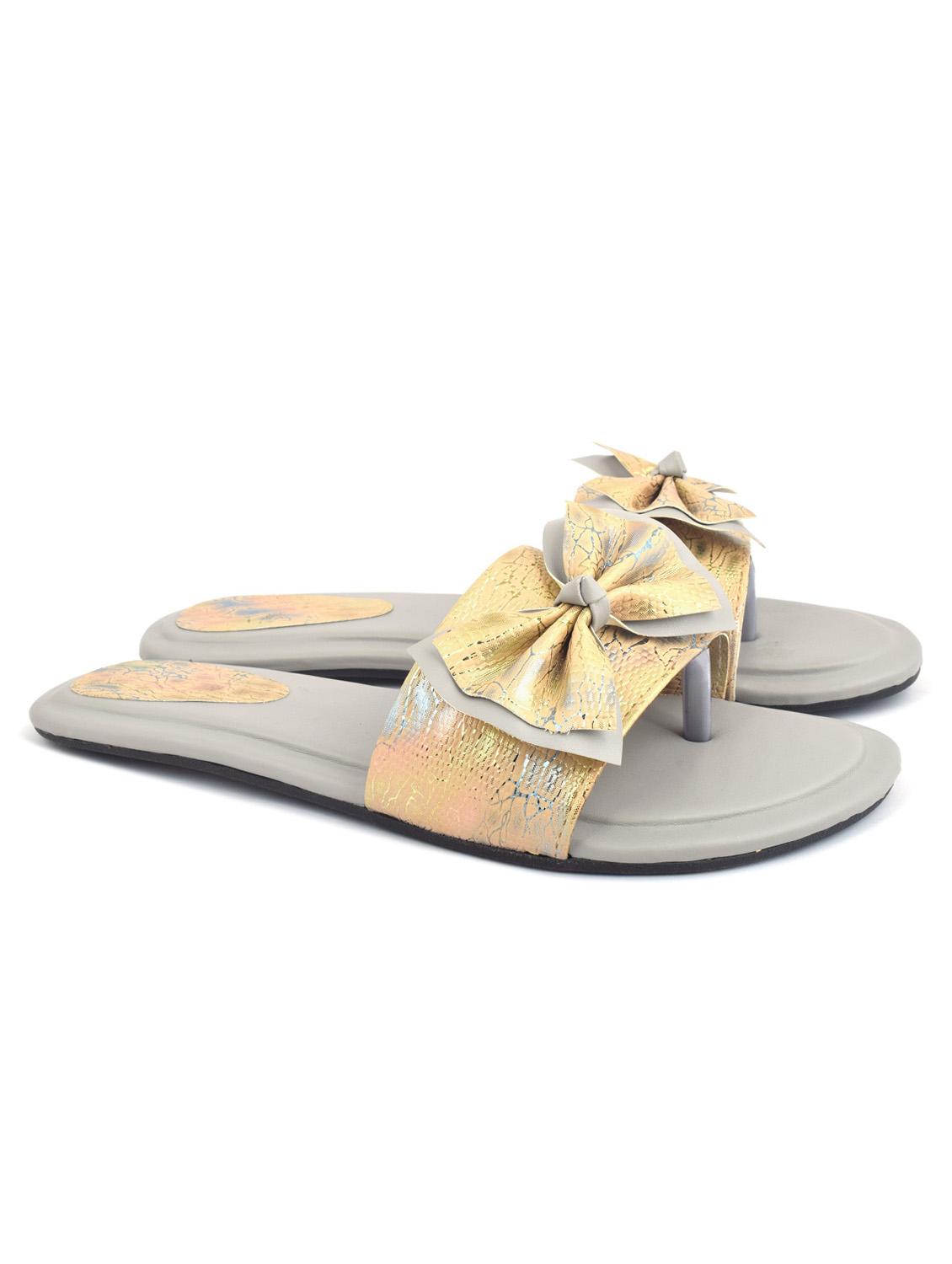 grey slip on sandal - 18765819 -  Zoom Image - 0