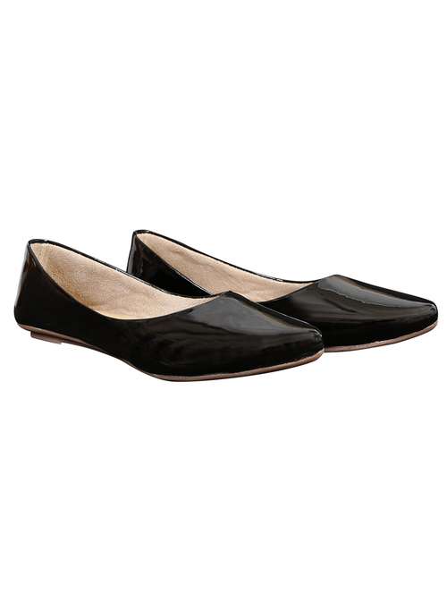 black slip on ballerina - 18766019 -  Standard Image - 0