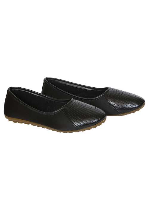 black slip on ballerina