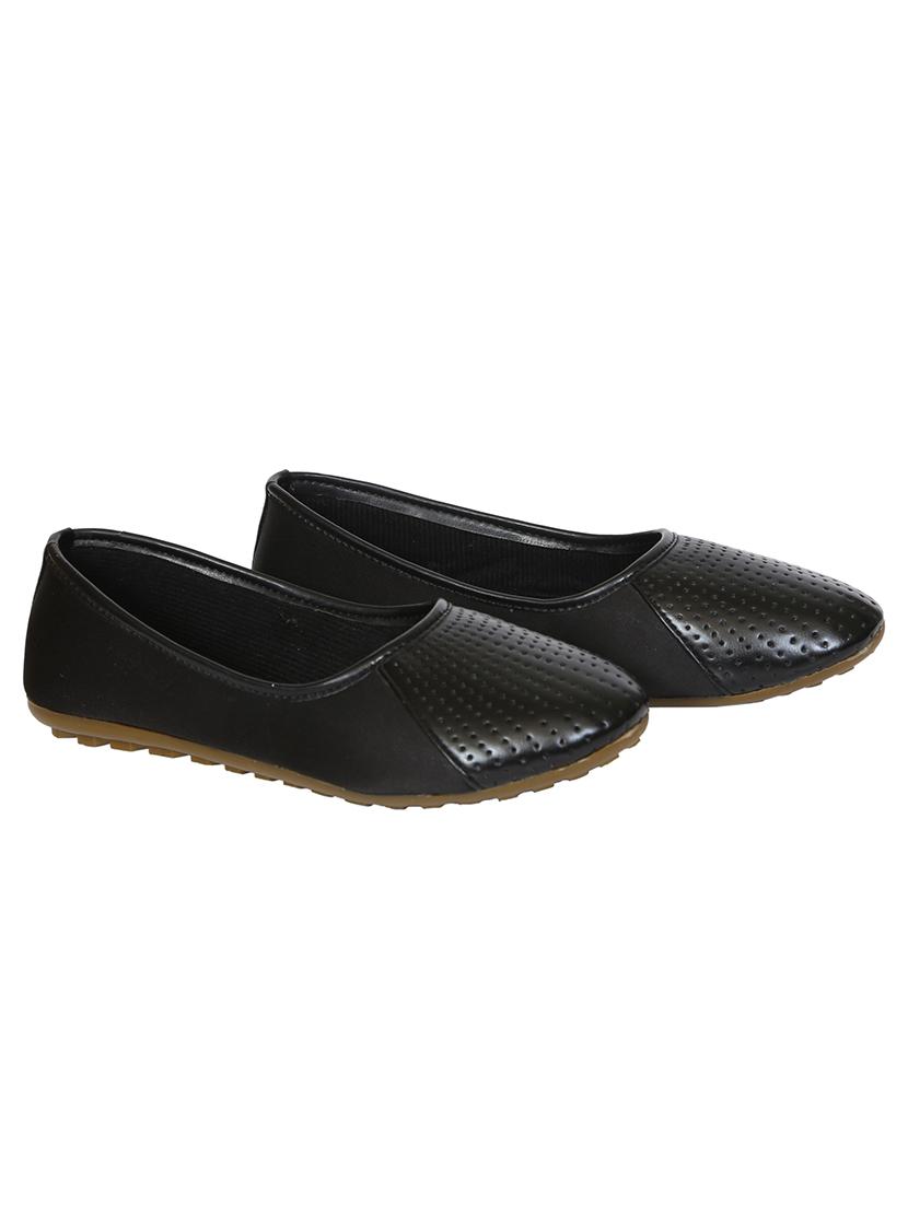 black slip on ballerina - 18766024 -  Zoom Image - 0