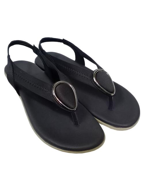 black back strap sandal - 18766213 -  Standard Image - 0
