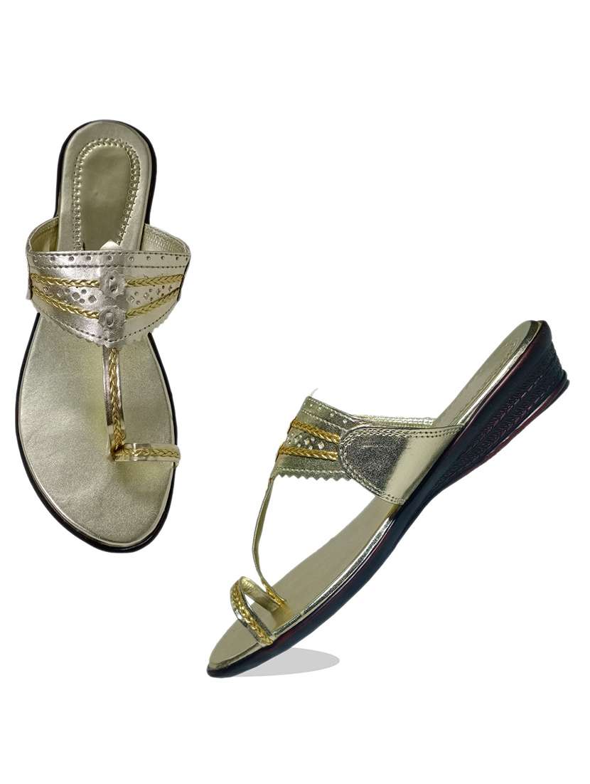 Gold One Toe Sandal