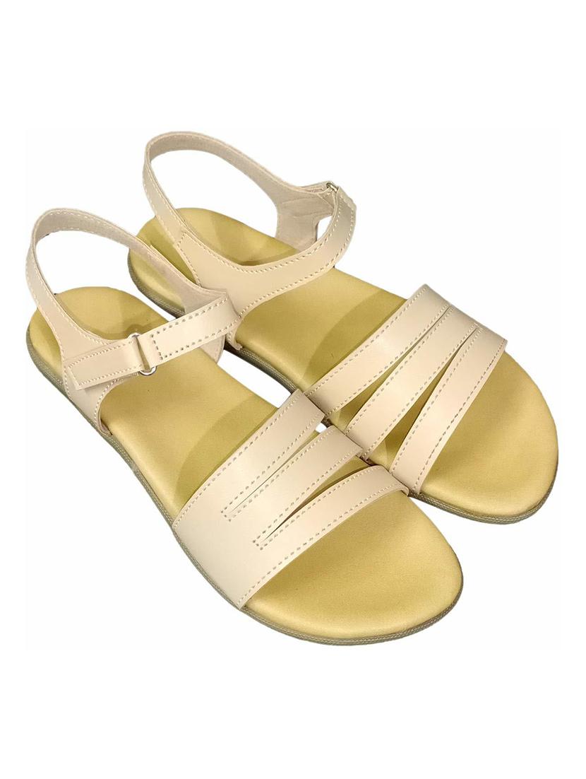 beige back strap sandal - 18766248 -  Zoom Image - 0