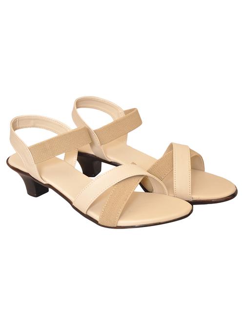 beige back strap heel - 18766277 - Standard Image - 0
