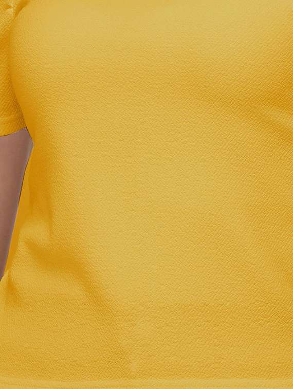 yellow lycra regular top - 18766331 - Standard Image - 4