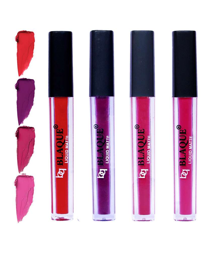 matte liquid lipstick combo of 4 lip color # 101-103-105-110