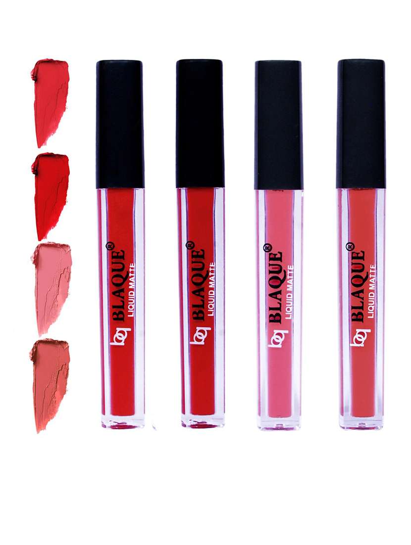 matte liquid lipstick combo of 4 lip color # 101-102-107-112