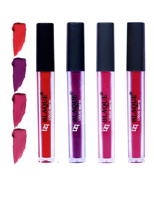 matte liquid lipstick combo of 4 lip color # 101-103-105-108 - 18766737 - Standard Image - 0