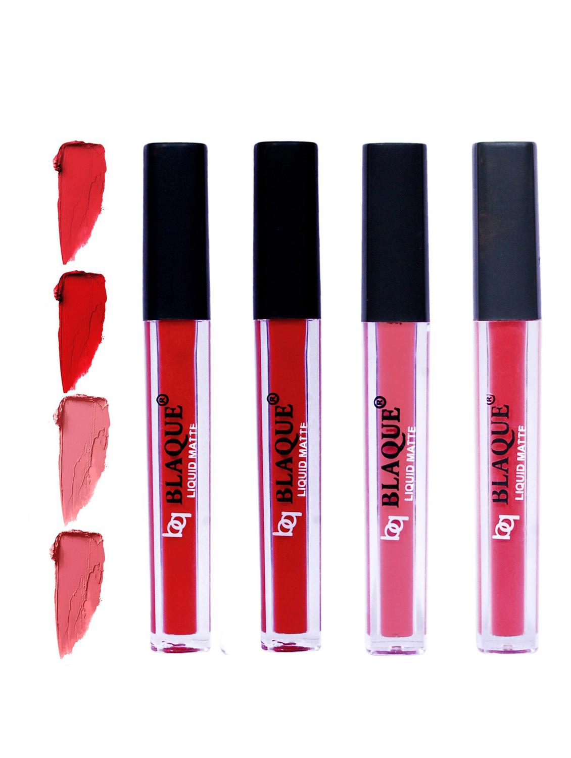 matte liquid lipstick combo of 4 lip color # 101-102-107-111