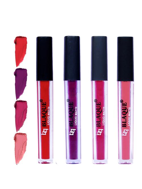 matte liquid lipstick combo of 4 lip color # 101-103-105-107 - 18767015 - Standard Image - 0