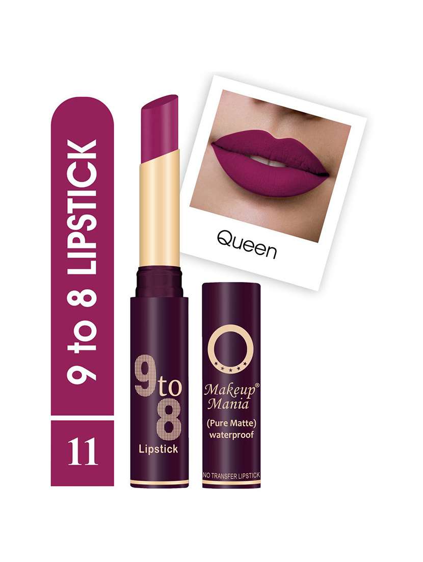 pure matte 9 to 8 long stay waterproof lipstick shade # 11
