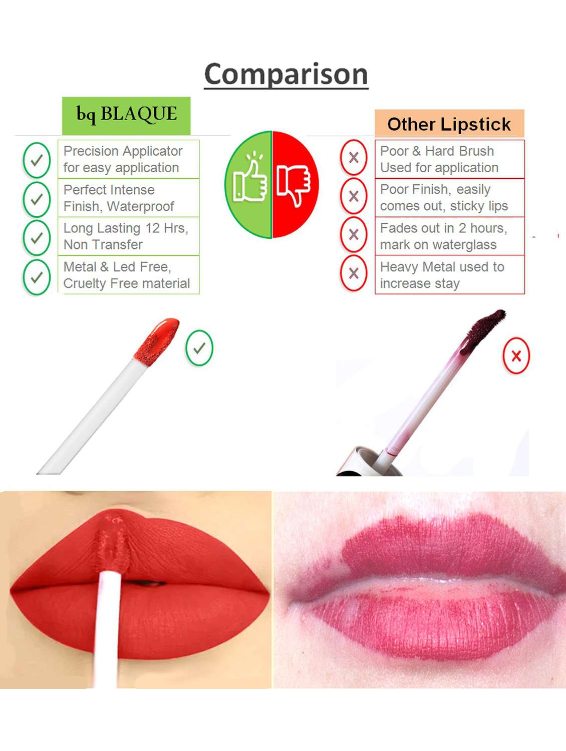 matte liquid lipstick combo of 3 lip color # 105-112-113 - 18767264 -  Standard Image - 1
