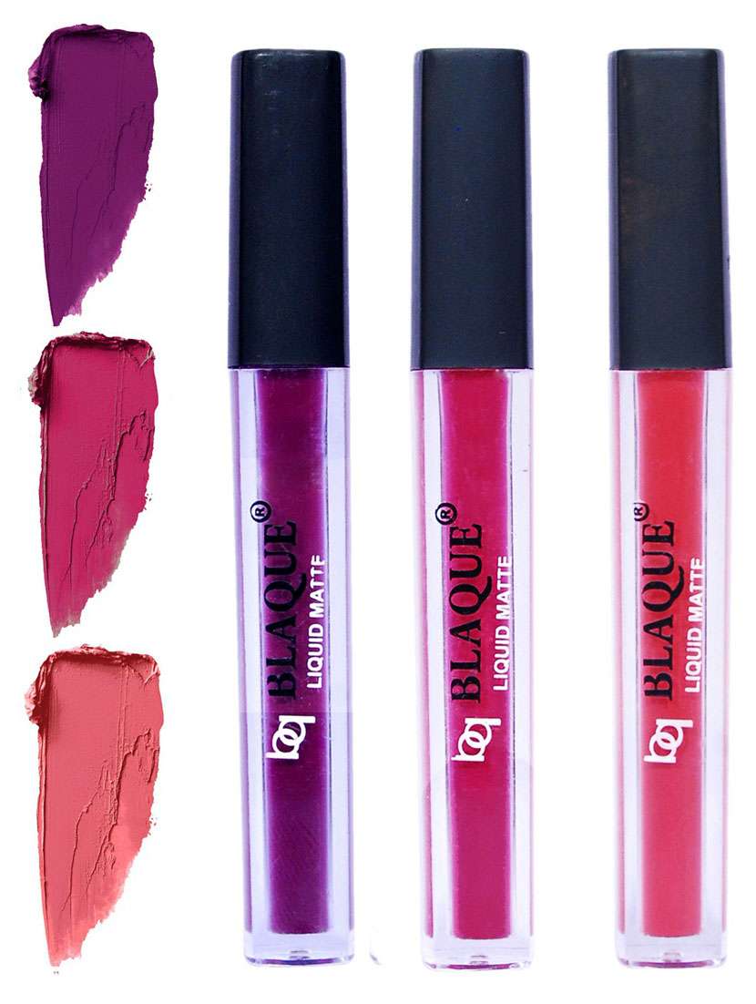 matte liquid lip gloss combo of 3 lipstick # 103-105-111