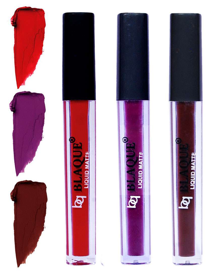 matte liquid lip gloss combo of 3 lipstick # 102-103-106