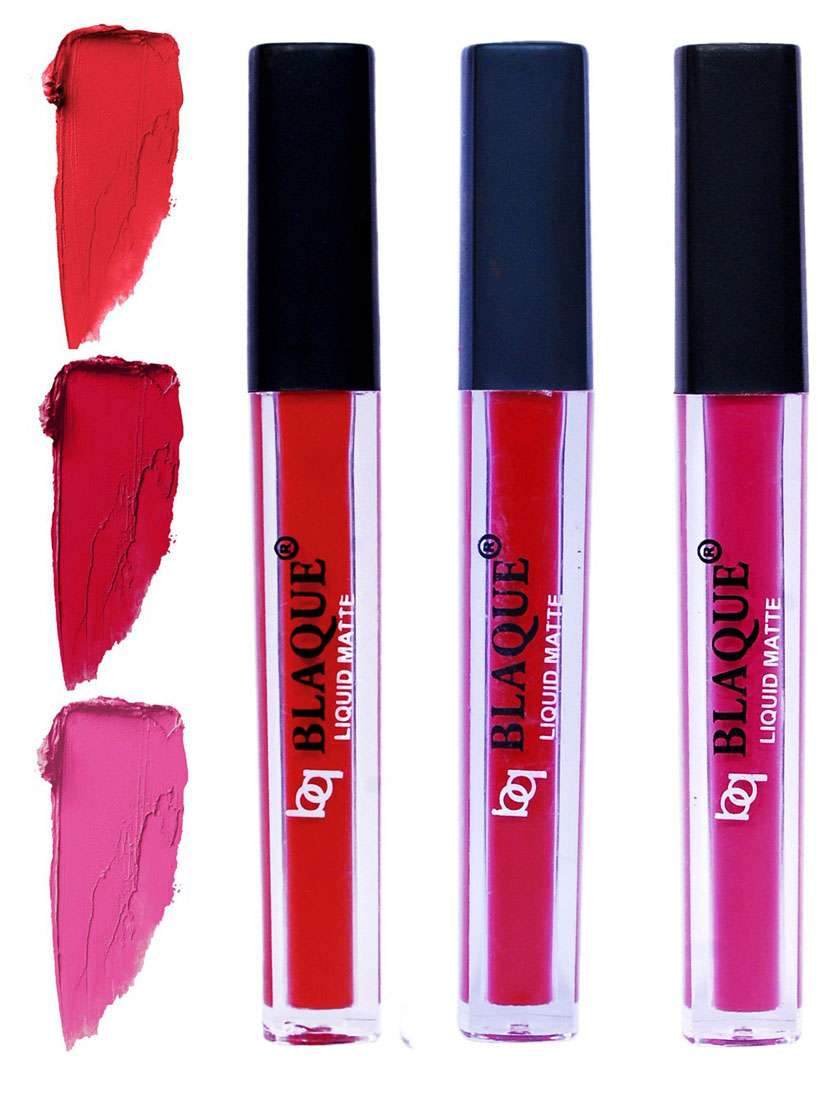 Matte Liquid Lip Gloss Combo Of 3 Lipstick # 101 109 110