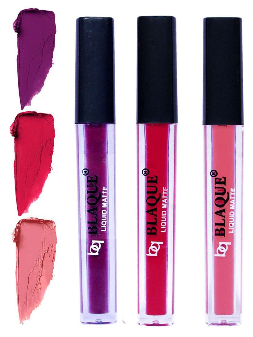 matte liquid lip gloss combo of 3 lipstick # 103-104-107